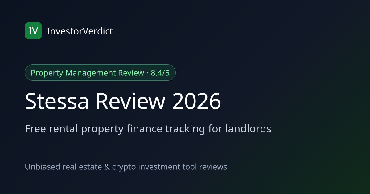 Stessa Review 2026 — Pricing, Features & Verdict | InvestorVerdict ...